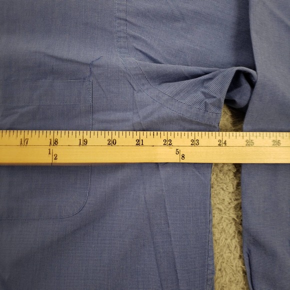 Chaps Shirt Mens 16 1/2‎ 32/33 Blue Long Sleeve Classic Fit Button Down - Picture 14 of 16
